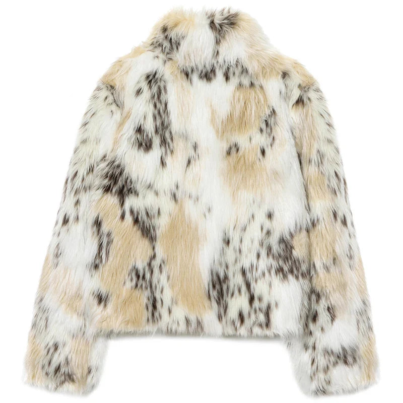 Fierce Leopard Fluff Jacket