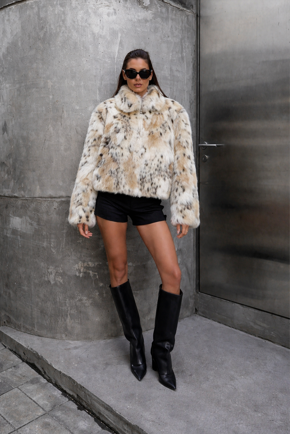 Fierce Leopard Fluff Jacket
